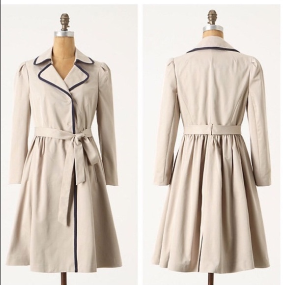elevenses Jackets & Blazers - Anthropologie Elevenses Fair Lady Trench Coat SZ 6